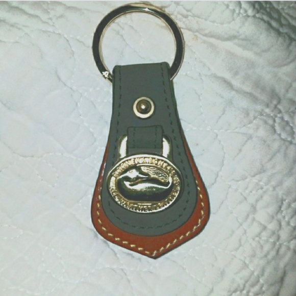 Rare Nubuck Dooney & Bourke vtg key ring - Picture 2 of 8